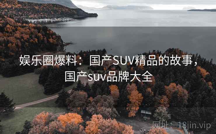 娱乐圈爆料：国产SUV精品的故事，国产suv品牌大全  第1张