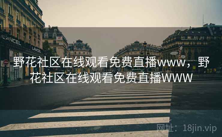 野花社区在线观看免费直播www，野花社区在线观看免费直播WWW