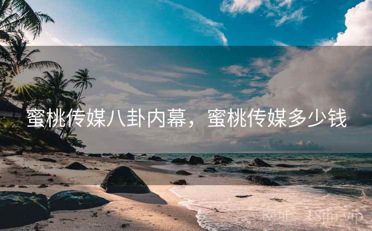 蜜桃传媒八卦内幕，蜜桃传媒多少钱