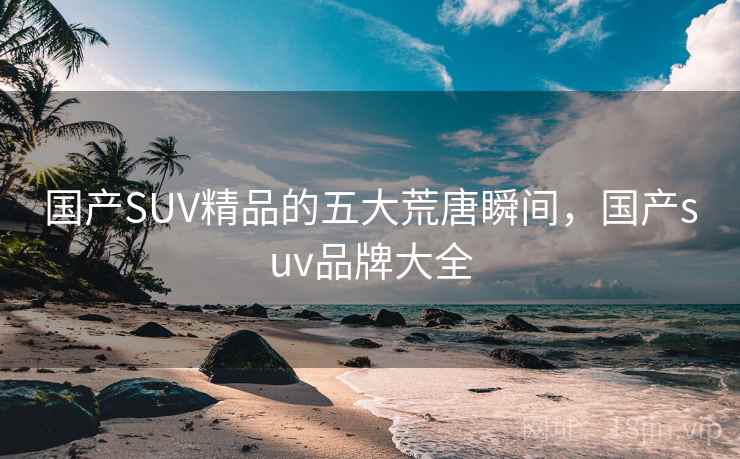 国产SUV精品的五大荒唐瞬间,国产suv品牌大全
